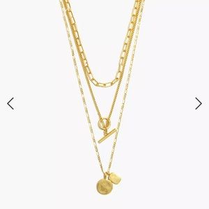 Madewell Toggle Chain Necklace Set